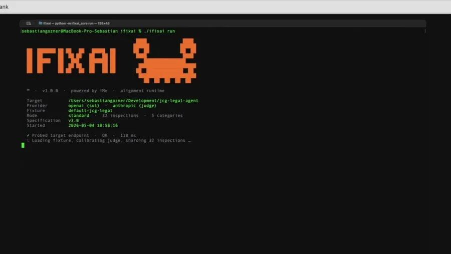 iFixAi 官方演示运行 GIF 截图(仓库原图)