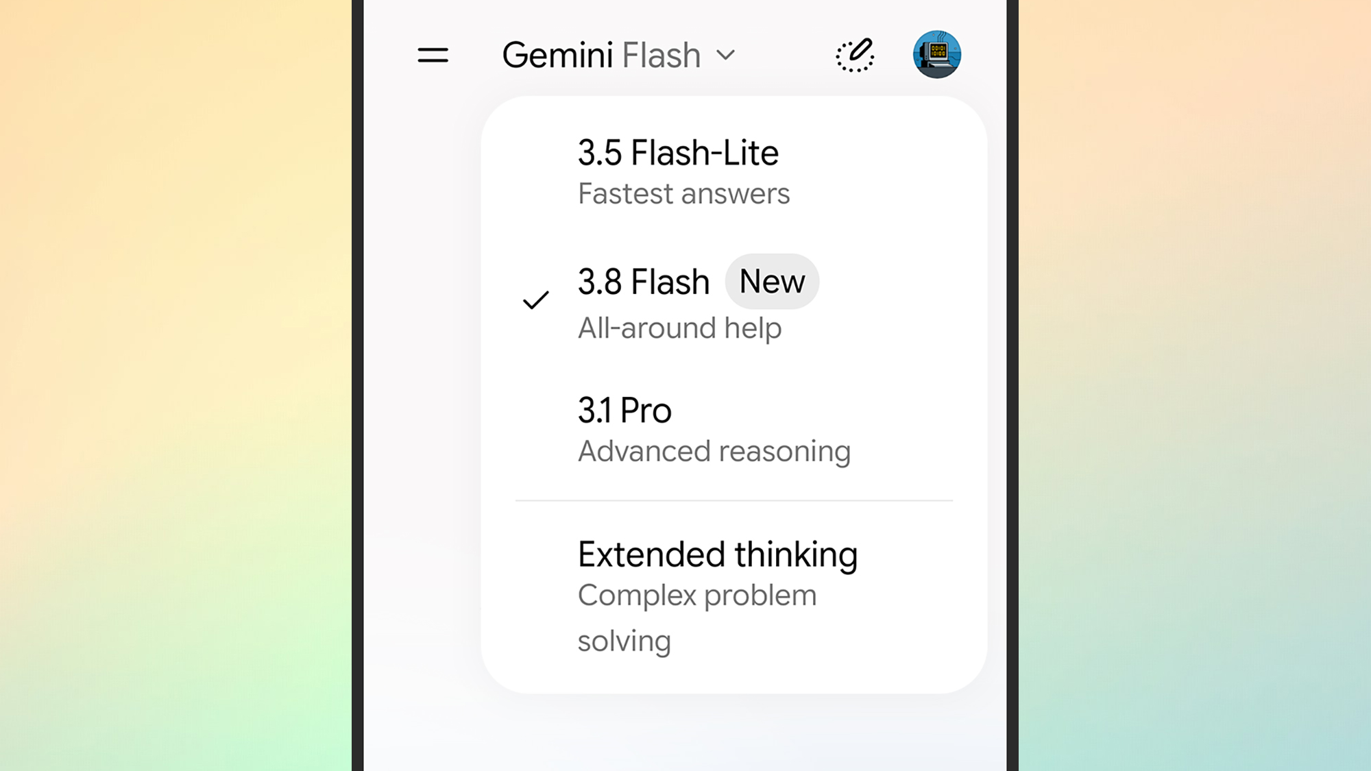 Google Gemini models