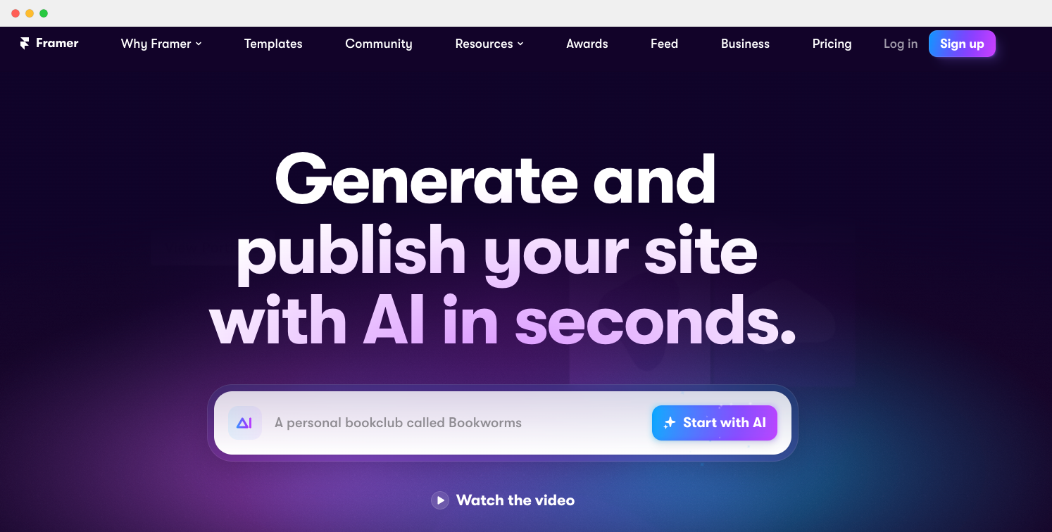 Framer AI