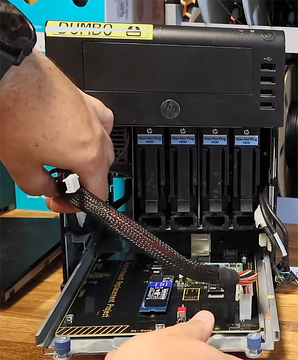 HP ProLiant N40L 主板替换