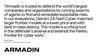quote from David Slater, Founder and Chief Architect, Armadin