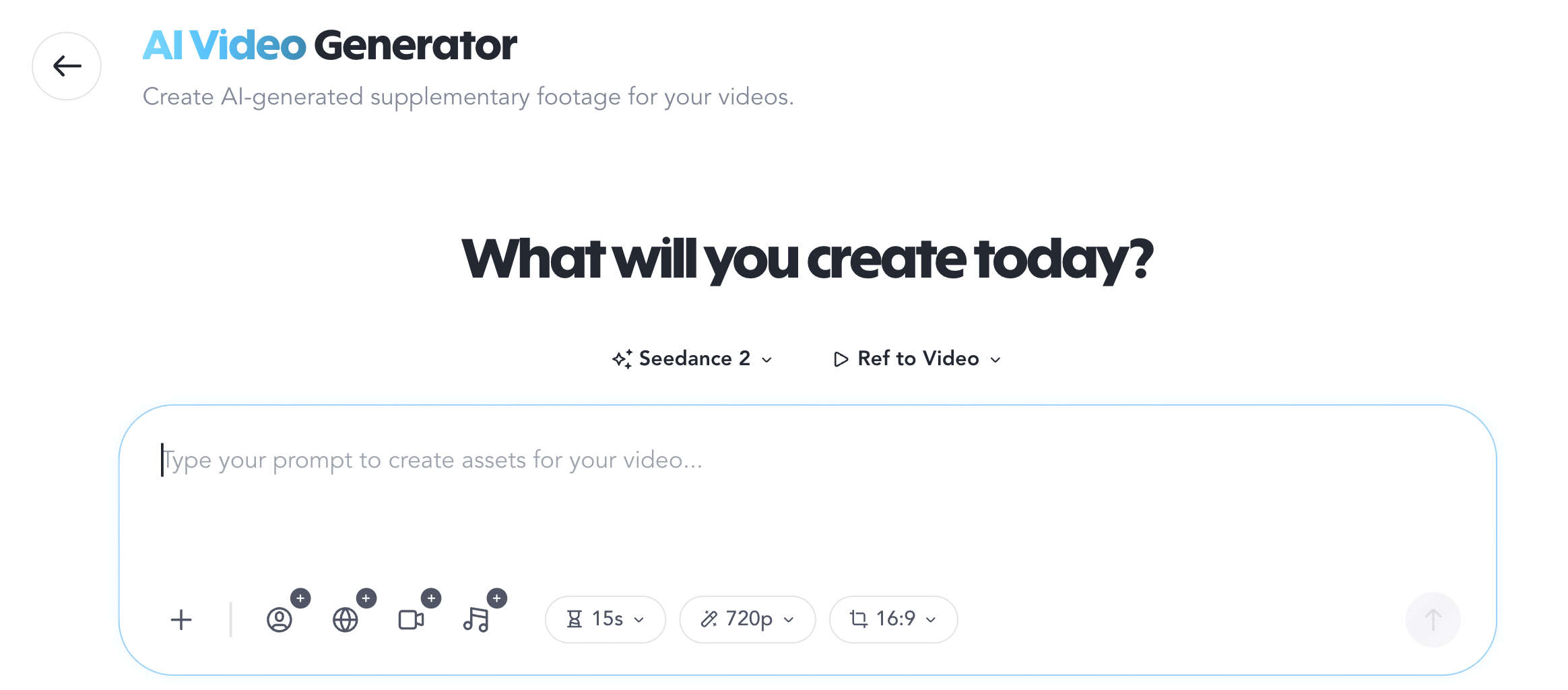 HeyGen AI Video Generator 界面