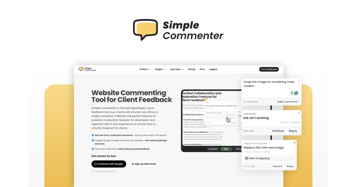 Simple Commenter