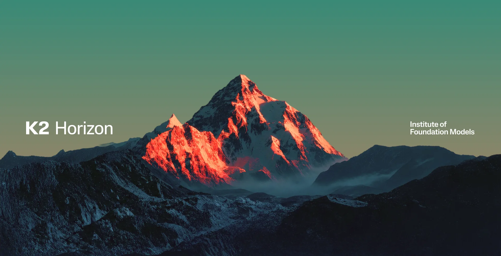 日落时的K2 Horizon山峦艺术图