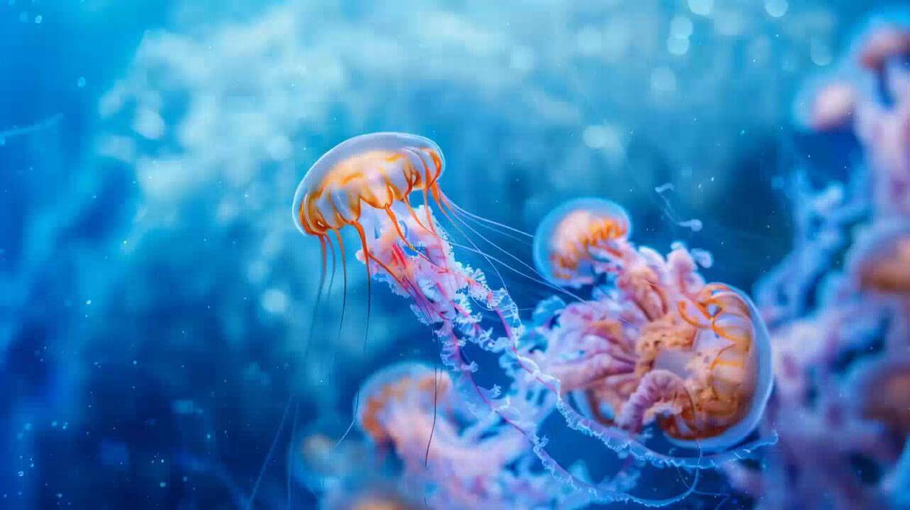 即梦官网视频案例:水母