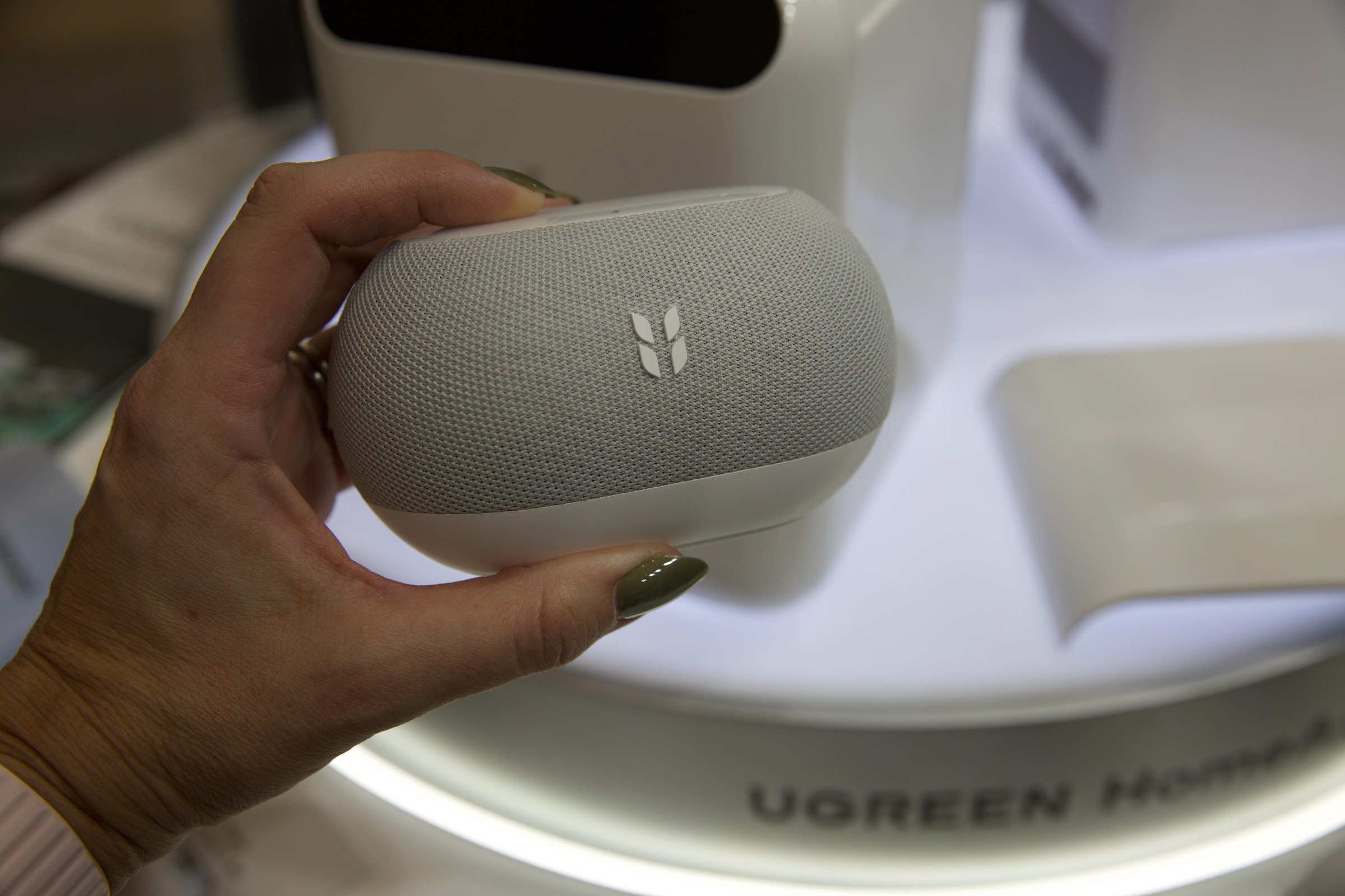 The Ugreen smart speaker runs its own voice assistant, Uliya.