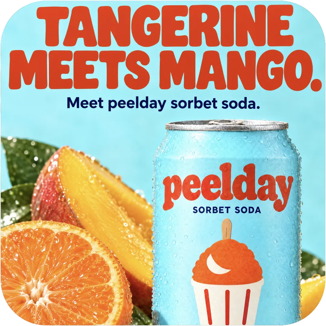 marketing-research-to-ads 官方示例:peelday 雪葩汽水广告